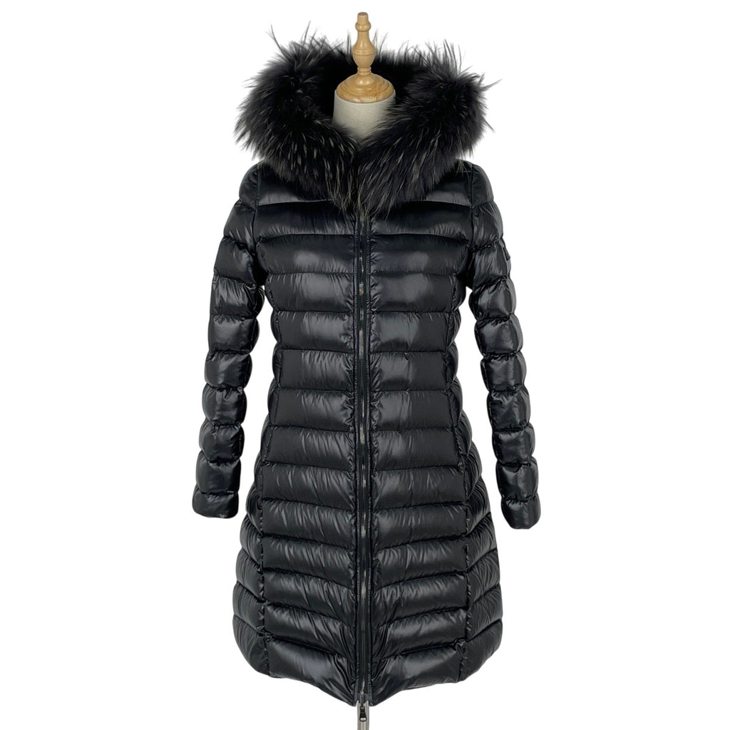 タトラス ロゴ フーディ ダウンコート ダウンジャケット アウター ダウンコート ブラック レディース 【中古】brapp