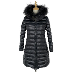 タトラス ロゴ フーディ ダウンコート ダウンジャケット アウター ダウンコート ブラック レディース 【中古】brapp