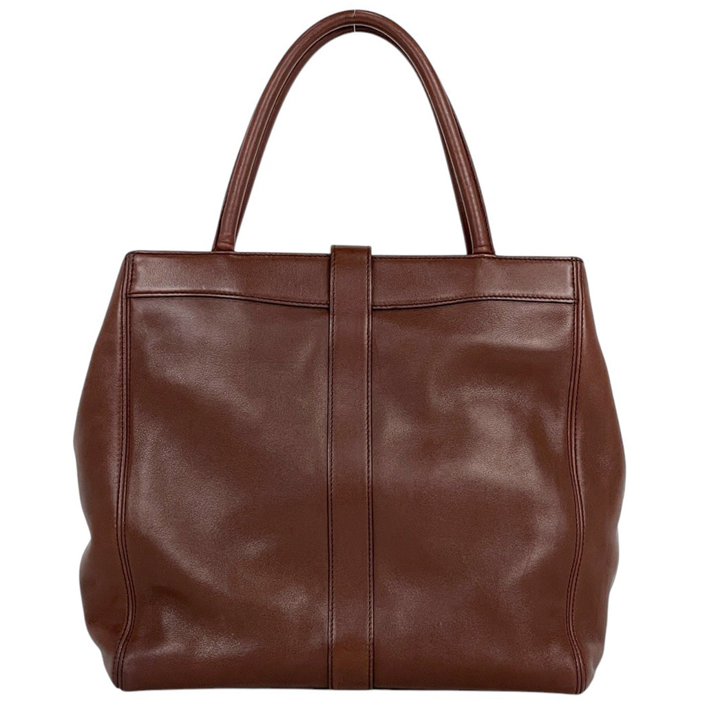 シャネル ココマーク トートバッグ ハンドバッグ トートバッグ レザー ブラウン レディース 【中古】brbag
