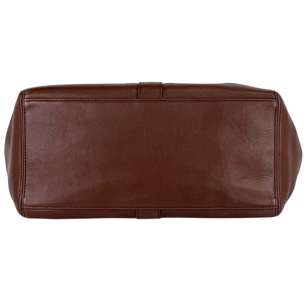 シャネル ココマーク トートバッグ ハンドバッグ トートバッグ レザー ブラウン レディース 【中古】brbag