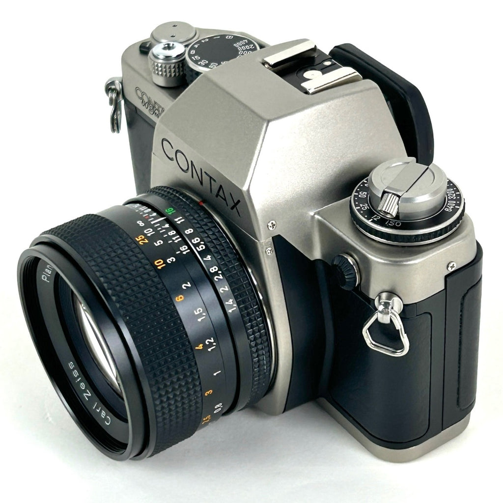 コンタックス CONTAX S2 60周年記念 ＋ Planar T* 50mm F1.4 MMJ プラナー フィルム マニュアルフォーカス 一眼レフカメラ 【中古】