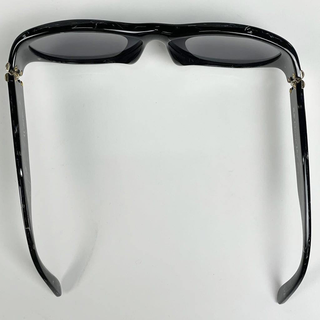 クリスチャンディオール ロゴ サングラス CD アイウェア サングラス プラスチック ブラック レディース 【中古】brbag