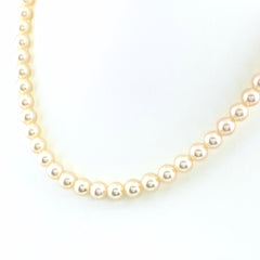 ミキモト パール デザインネックレス シルバー 真珠 ネックレス SV パール レディース 【中古】brjwl