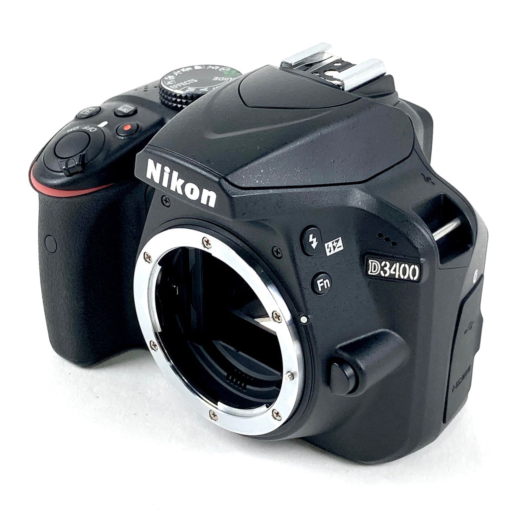 ニコン Nikon D3400 18-55VR レンズキット ブラック デジタル 一眼レフカメラ 【中古】