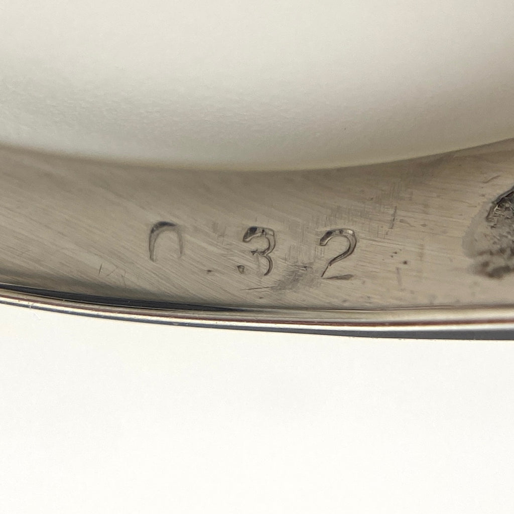 サファイア デザインリング プラチナ 指輪 メレダイヤ リング 16号 Pt900 サファイア ダイヤモンド レディース 【中古】nbjwl