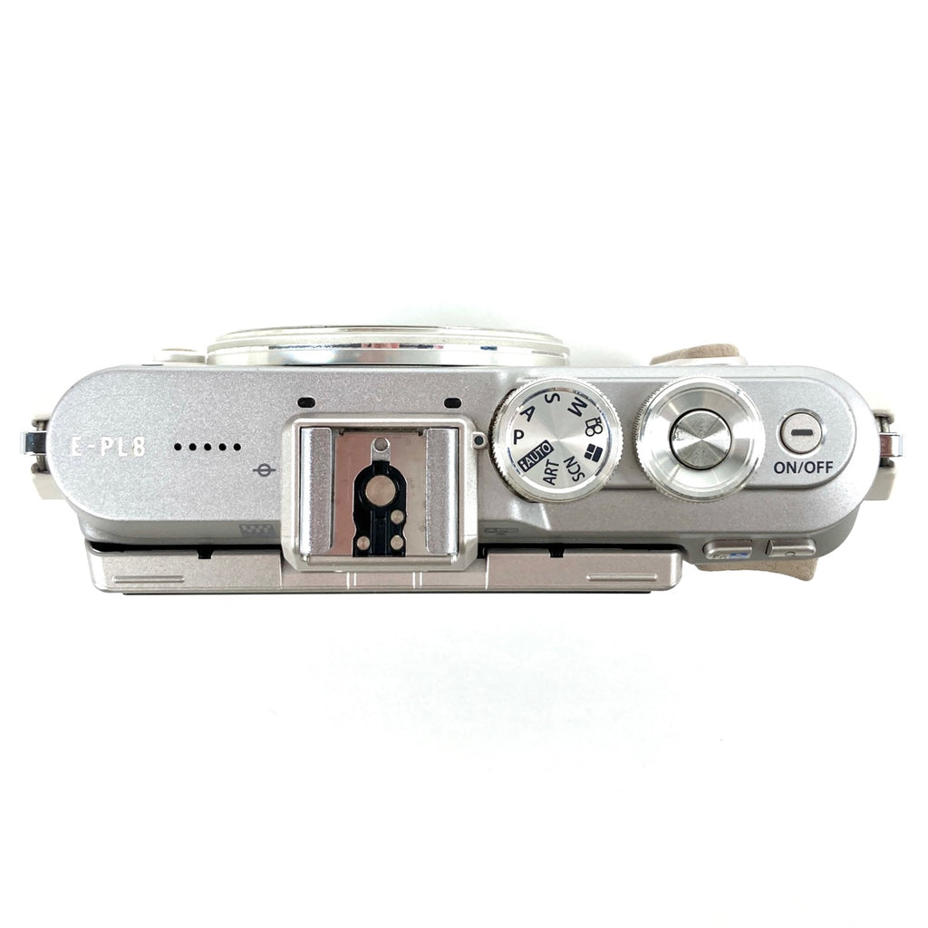 オリンパス OLYMPUS PEN E-PL8 ボディ ホワイト デジタル ミラーレス 一眼カメラ 【中古】