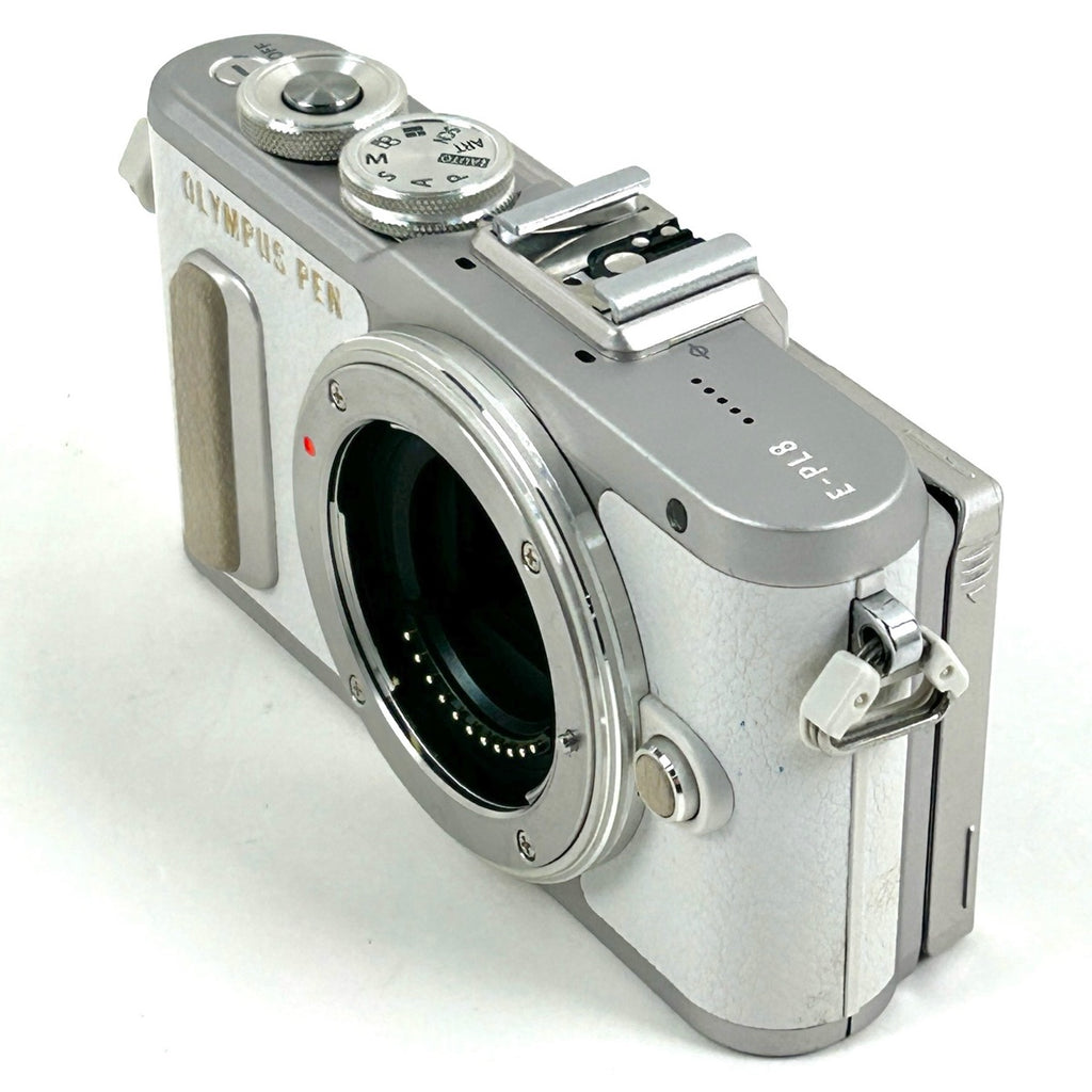 オリンパス OLYMPUS PEN E-PL8 14-42mm EZレンズキット ホワイト デジタル ミラーレス 一眼カメラ 【中古】