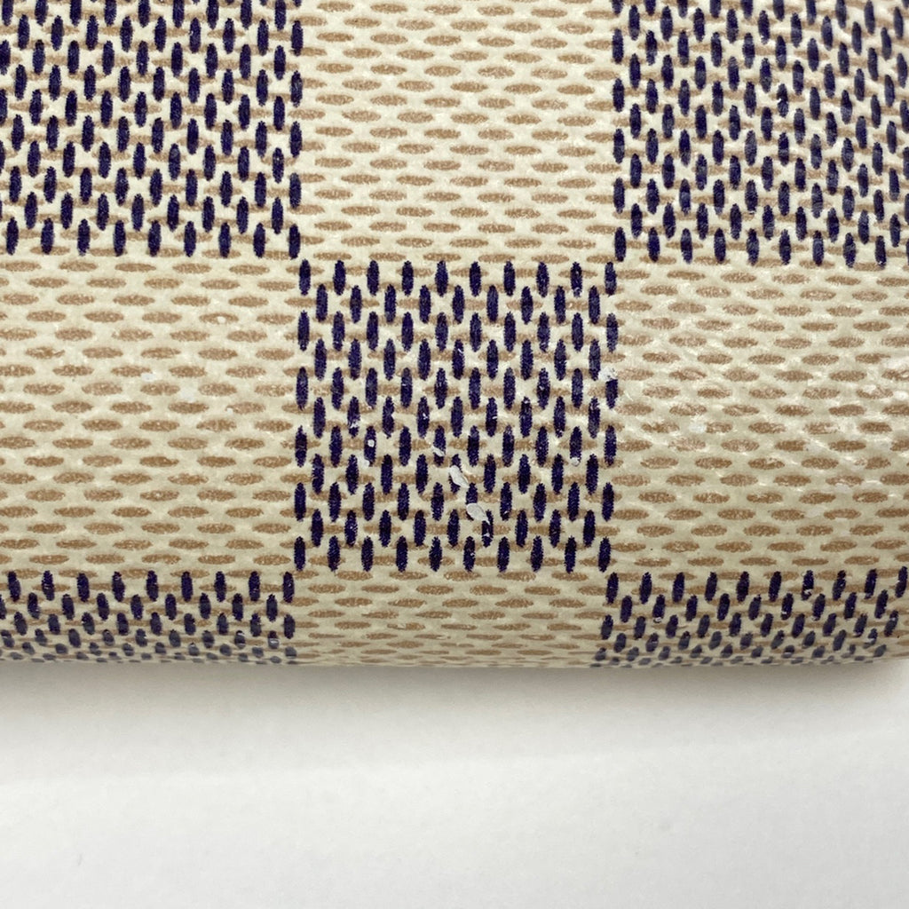 ルイ・ヴィトン ジッピー ウォレット ラウンドジップ ラウンドファスナー 長財布 ダミエアズール ホワイト N60019 レディース 【中古】brbag