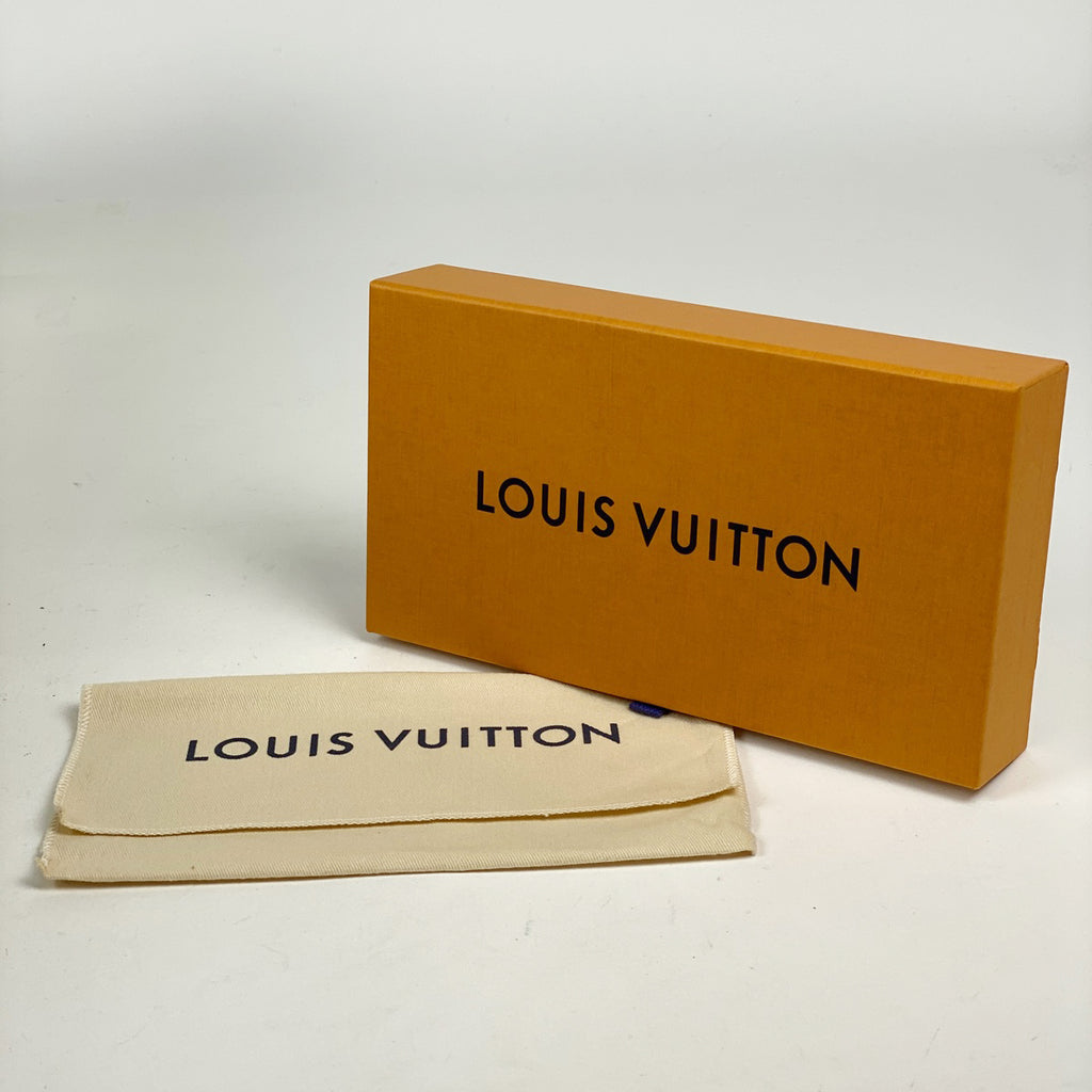 ルイ・ヴィトン ジッピー ウォレット ラウンドジップ ラウンドファスナー 長財布 ダミエアズール ホワイト N60019 レディース 【中古】brbag