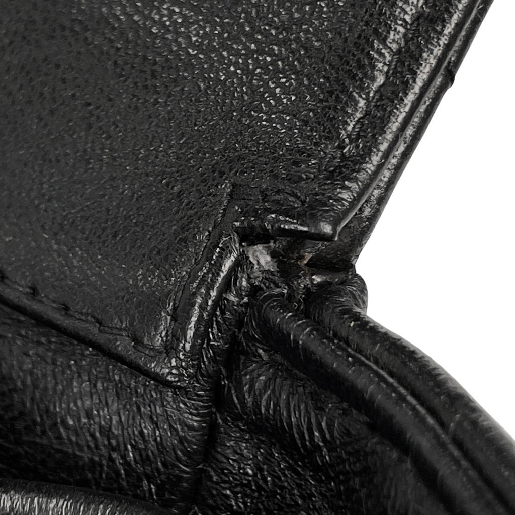 シャネル ココマーク チェーン リュックサック マトラッセ バックパック デイパック リュック レザー ブラック レディース 【中古】brbag