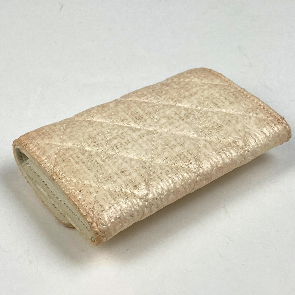 シャネル ココマーク カードケース カード入れ カードケース ファブリック ホワイト レディース 【中古】 brbag
