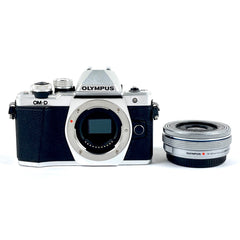 オリンパス OLYMPUS OM-D E-M10 Mark II 14-42mm EZレンズキット シルバー デジタル ミラーレス 一眼カメラ 【中古】