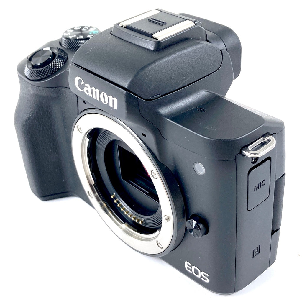 キヤノン Canon EOS Kiss M ダブルレンズキット ブラック デジタル ミラーレス 一眼カメラ 【中古】