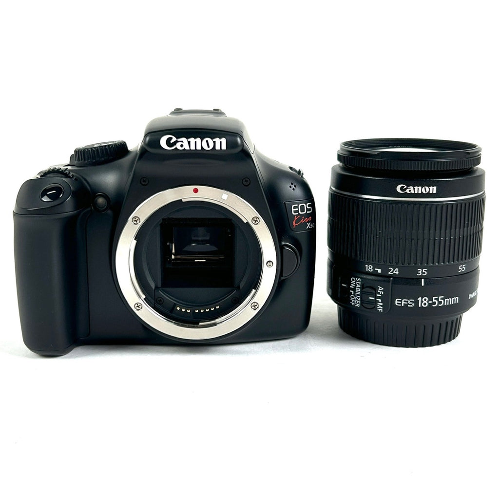 キヤノン Canon EOS Kiss X50 EF-S 18-55 IS II レンズキット ブラック デジタル 一眼レフカメラ 【中古】