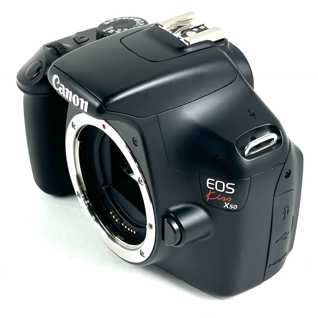 キヤノン Canon EOS Kiss X50 EF-S 18-55 IS II レンズキット ブラック デジタル 一眼レフカメラ 【中古】