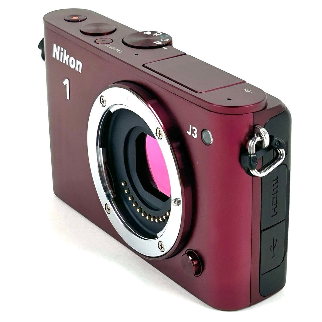 ニコン Nikon 1 J3 ボディ レッド デジタル ミラーレス 一眼カメラ 【中古】