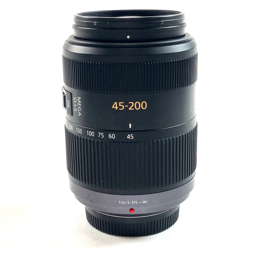 パナソニック Panasonic LUMIX G VARIO 45-200mm F4.0-F5.6 MEGA O.I.S. 一眼カメラ用レンズ（オートフォーカス） 【中古】