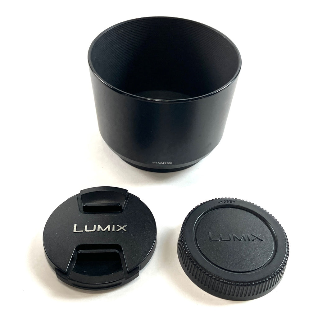 パナソニック Panasonic LUMIX G VARIO 45-200mm F4.0-F5.6 MEGA O.I.S. 一眼カメラ用レンズ（オートフォーカス） 【中古】