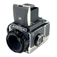 ゼンザブロニカ Zenza Bronica S2 + NIKKOR-P 75mm F2.8 中判カメラ 【中古】