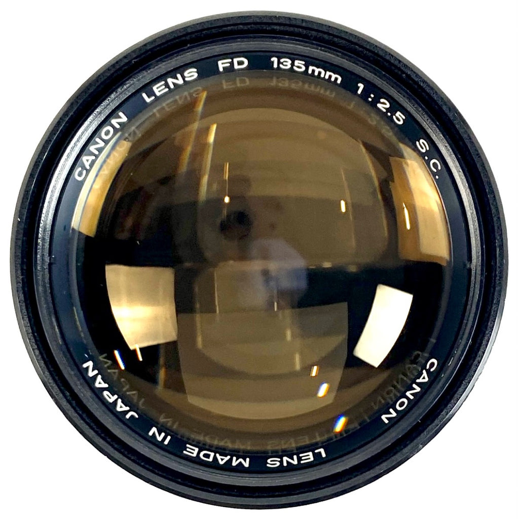 【在庫一掃】 キヤノン Canon FD 135mm F2 S.S.C. 一眼カメラ用レンズ（マニュアルフォーカス） 中古