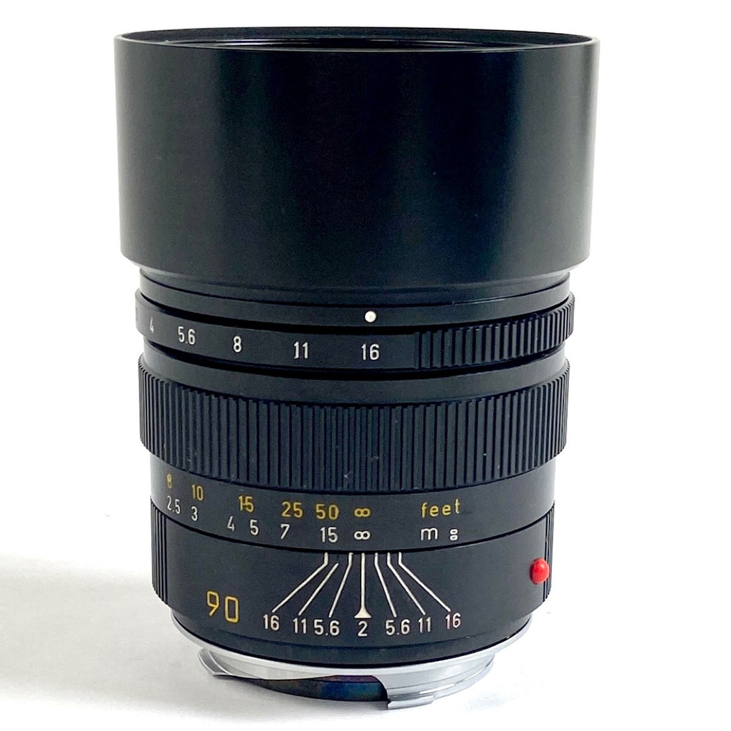 ライカ LEICA SUMMICRON-M 90mm F2 ズミクロン ブラック レンジファインダーカメラ用レンズ 【中古】