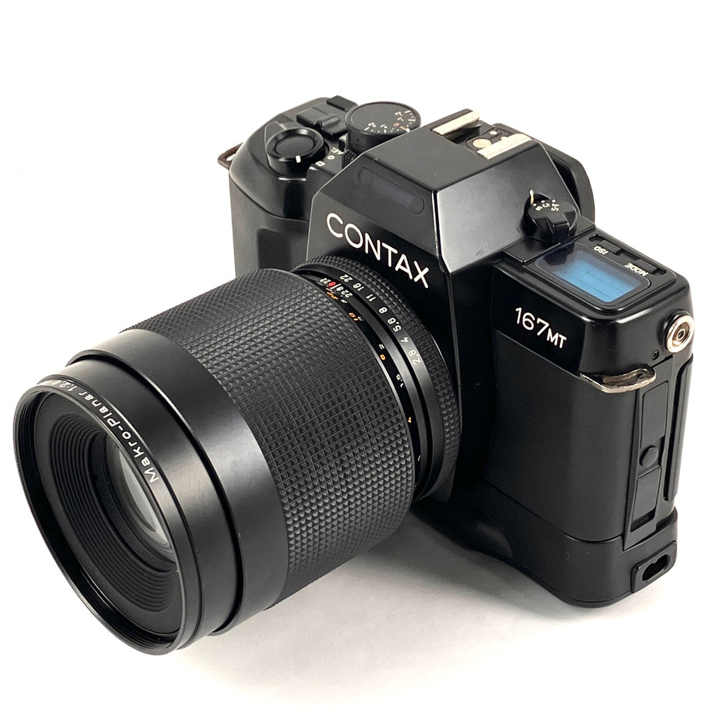 コンタックス CONTAX 167MT＋Makro-Planar T* 100mm F2.8 AE フィルム マニュアルフォーカス 一眼レフカメラ 【中古】