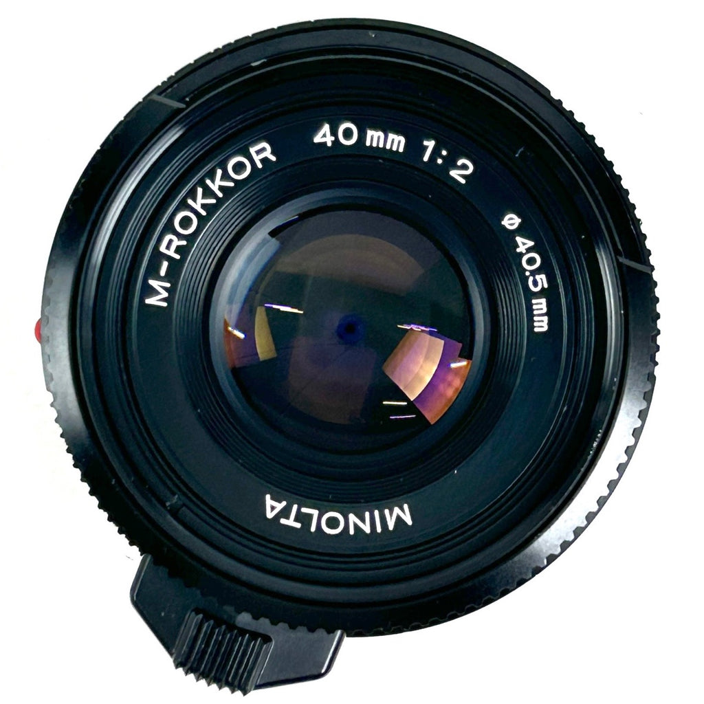 ミノルタ MINOLTA CLE＋M-ROKKOR 40mm F2 Mマウント (CLE用) フィルム レンジファインダーカメラ 【中古】