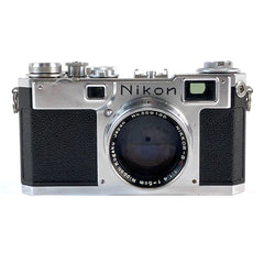 ニコン Nikon S2 ボディ＋NIKKOR-S.C 50mm F1.4 5cm シルバー Sマウント ［ジャンク品］ フィルム レンジファインダーカメラ 【中古】