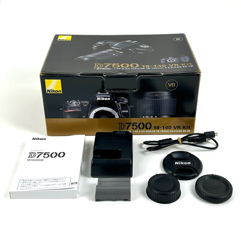 ニコン Nikon D7500 18-140 VR レンズキット デジタル 一眼レフカメラ 【中古】