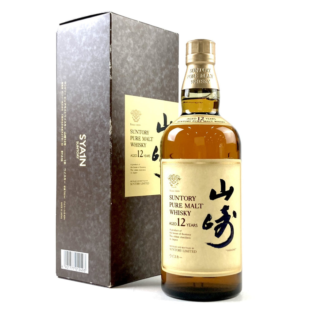 【東京都内限定お届け】 サントリー SUNTORY 山崎 12年 ピュアモルト 華 750ml 国産ウイスキー 【古酒】