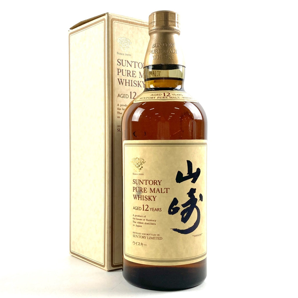 【東京都内限定お届け】 サントリー SUNTORY 山崎 12年 ピュアモルト 華 750ml 国産ウイスキー 【古酒】