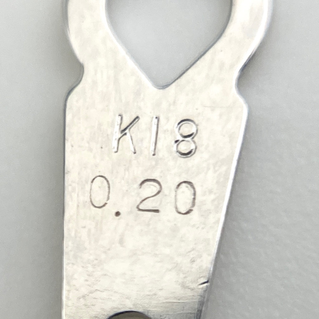 ダイヤモンド デザインネックレス ペンダント ネックレス K18 ダイヤモンド レディース 【中古】nbjwl