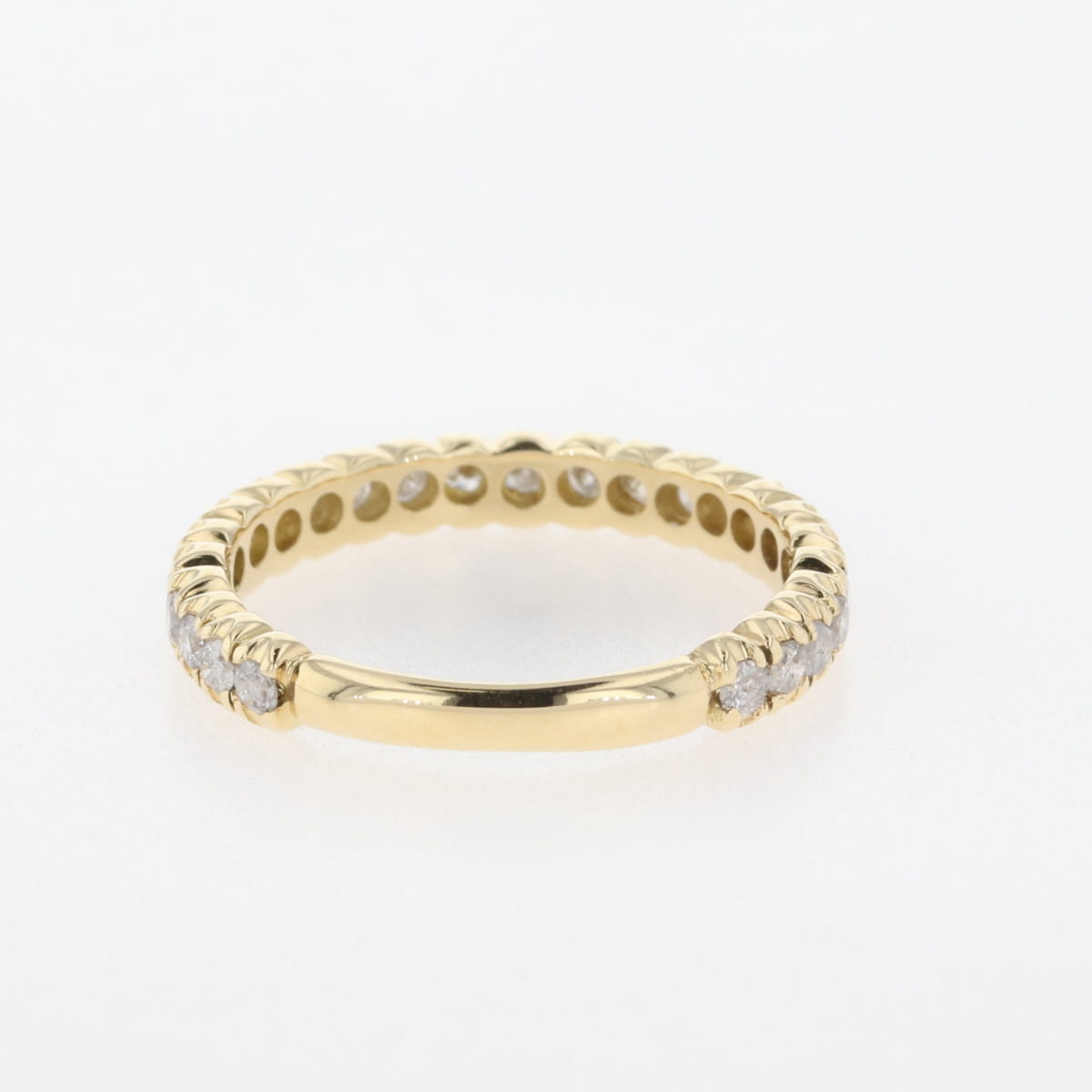 バイセル公式】メレダイヤ デザインリング YG イエローゴールド 指輪