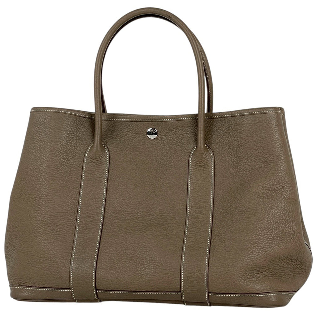 エルメス ガーデンパーティ PM ハンドバッグ トートバッグ ネゴンダ エトゥーブ □Q レディース 【中古】brbag