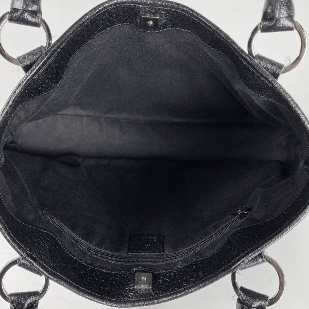 グッチ GG柄 トートバッグ ハンドバッグ トートバッグ GGキャンバス ブラック 113015 レディース 【中古】 brbag