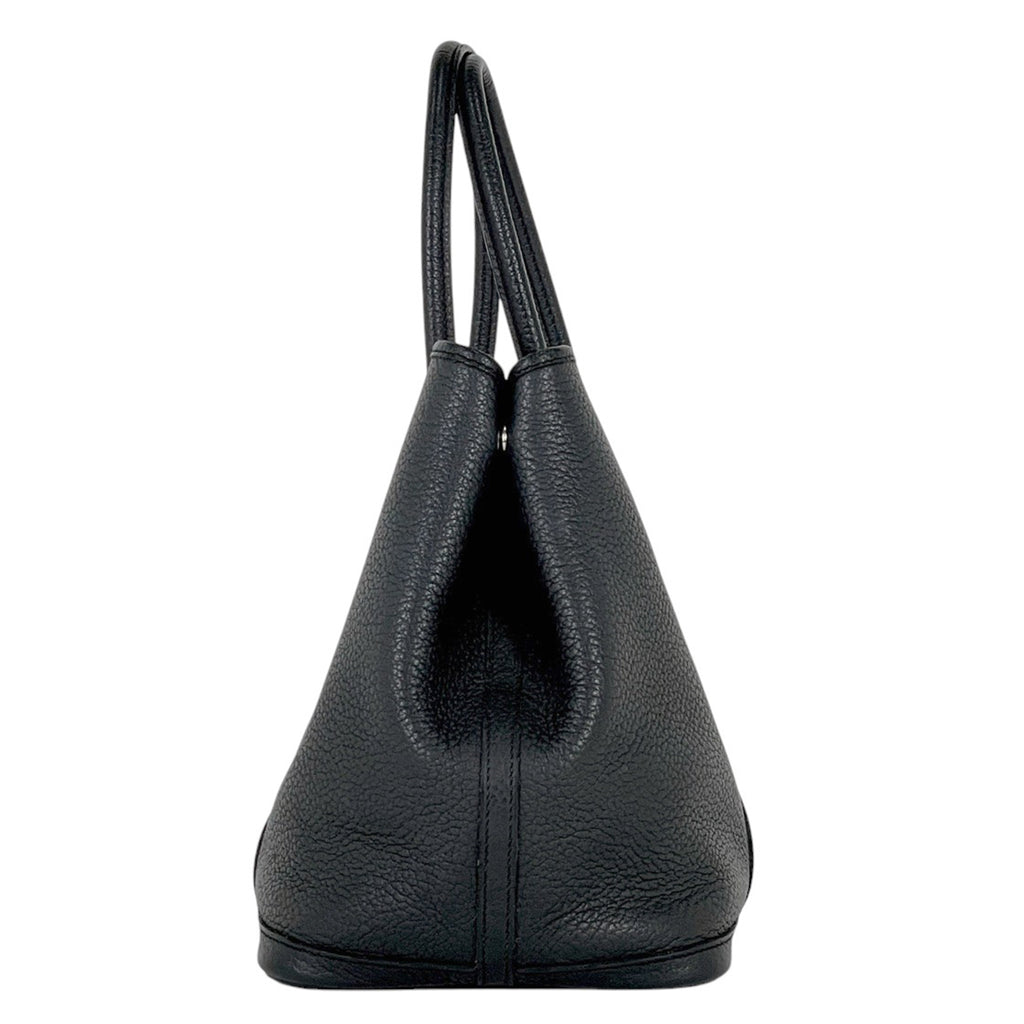 エルメス ガーデンパーティ PM ハンドバッグ グレー ブラック トートバッグ ネゴンダ □R レディース 【中古】brbag