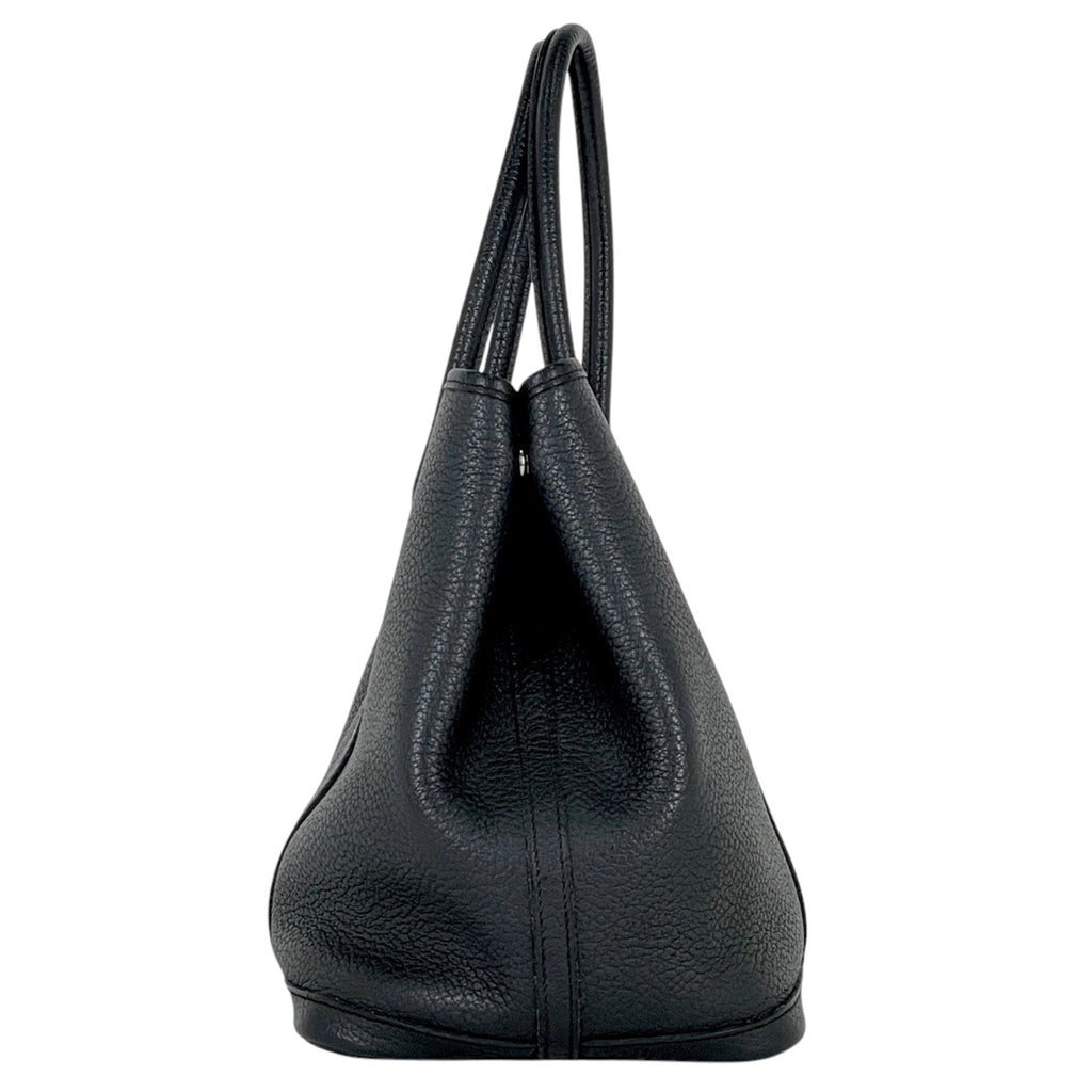 エルメス ガーデンパーティ PM ハンドバッグ グレー ブラック トートバッグ ネゴンダ □R レディース 【中古】brbag