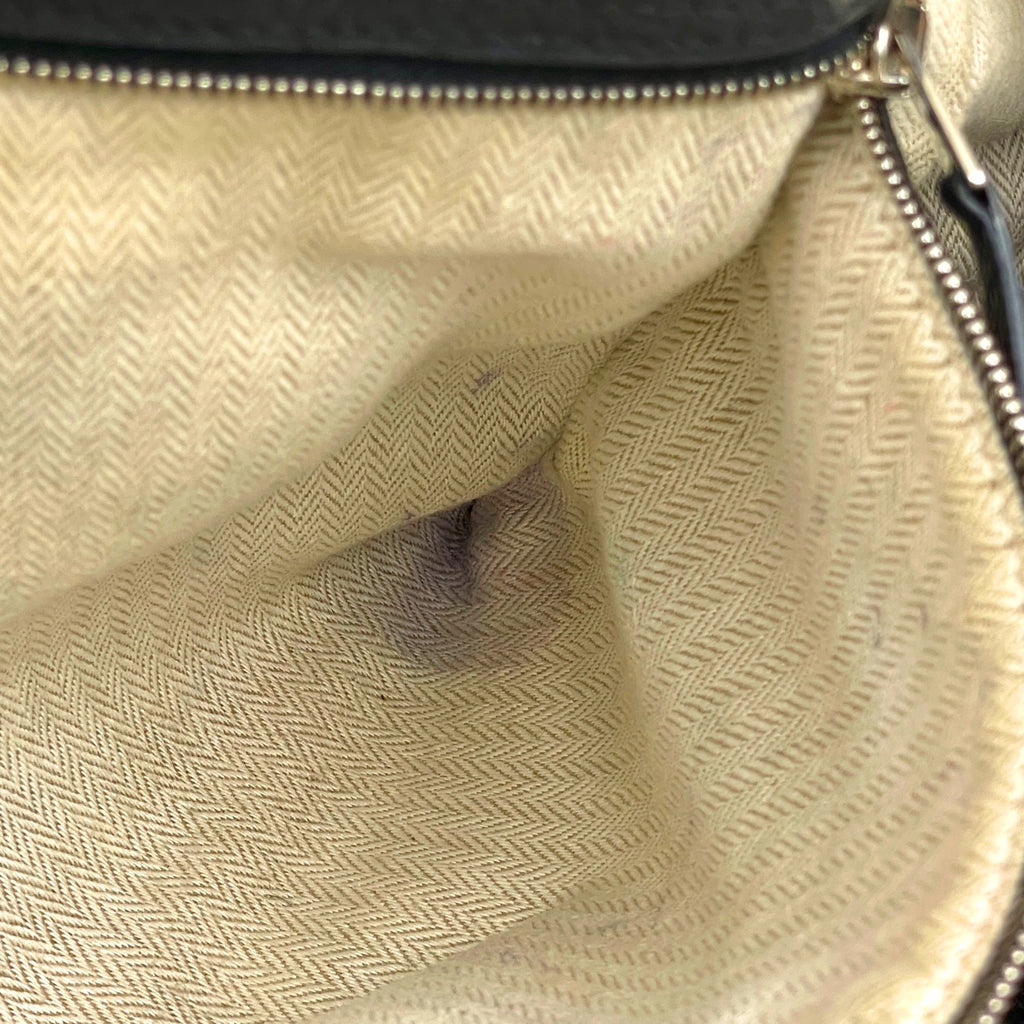 エルメス ガーデンパーティ PM ハンドバッグ グレー ブラック トートバッグ ネゴンダ □R レディース 【中古】brbag