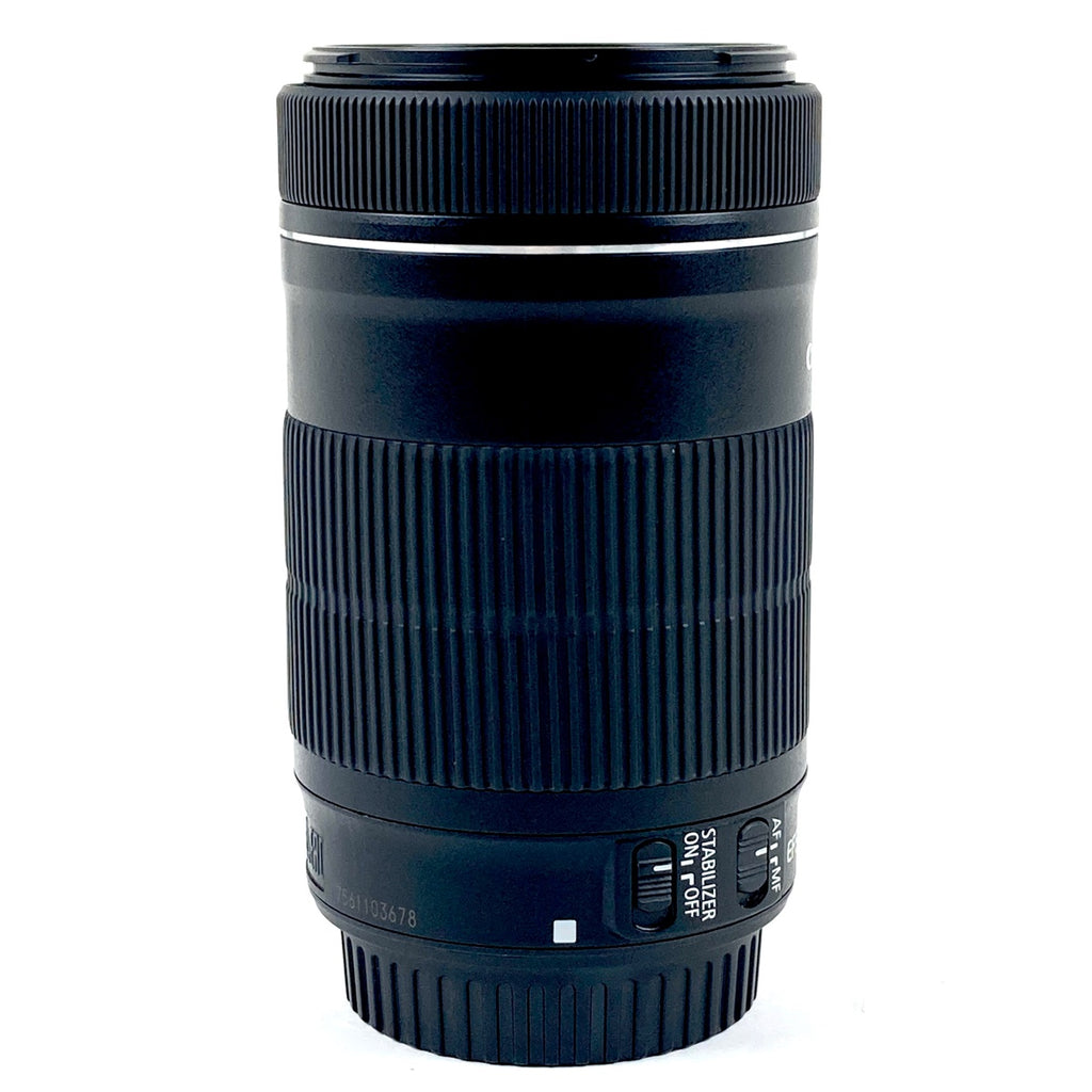 キヤノン Canon EF-S 55-250mm F4-5.6 IS STM 一眼カメラ用レンズ（オートフォーカス） 【中古】