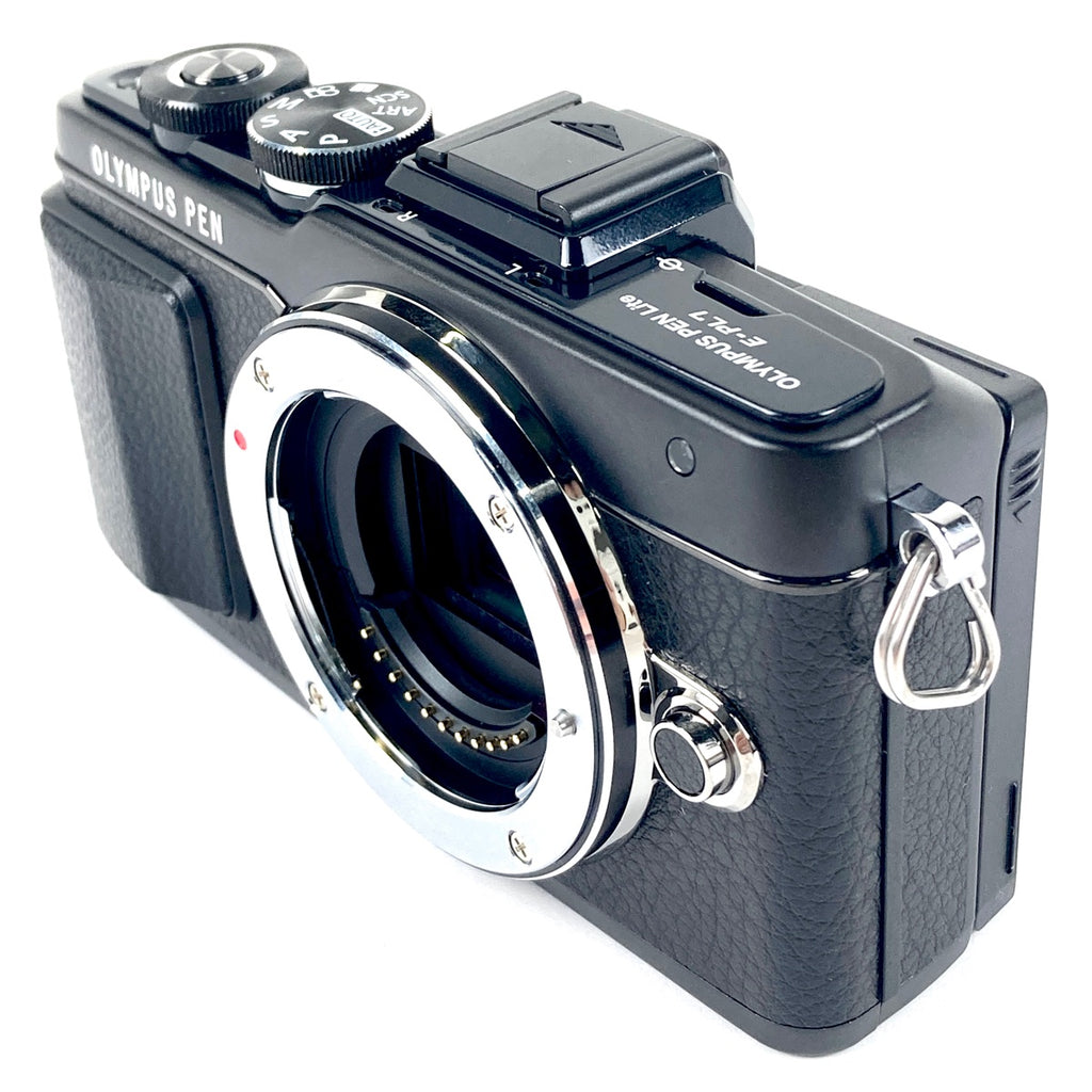 オリンパス OLYMPUS PEN Lite E-PL7 14-42mm EZレンズキット ブラック デジタル ミラーレス 一眼カメラ 【中古】