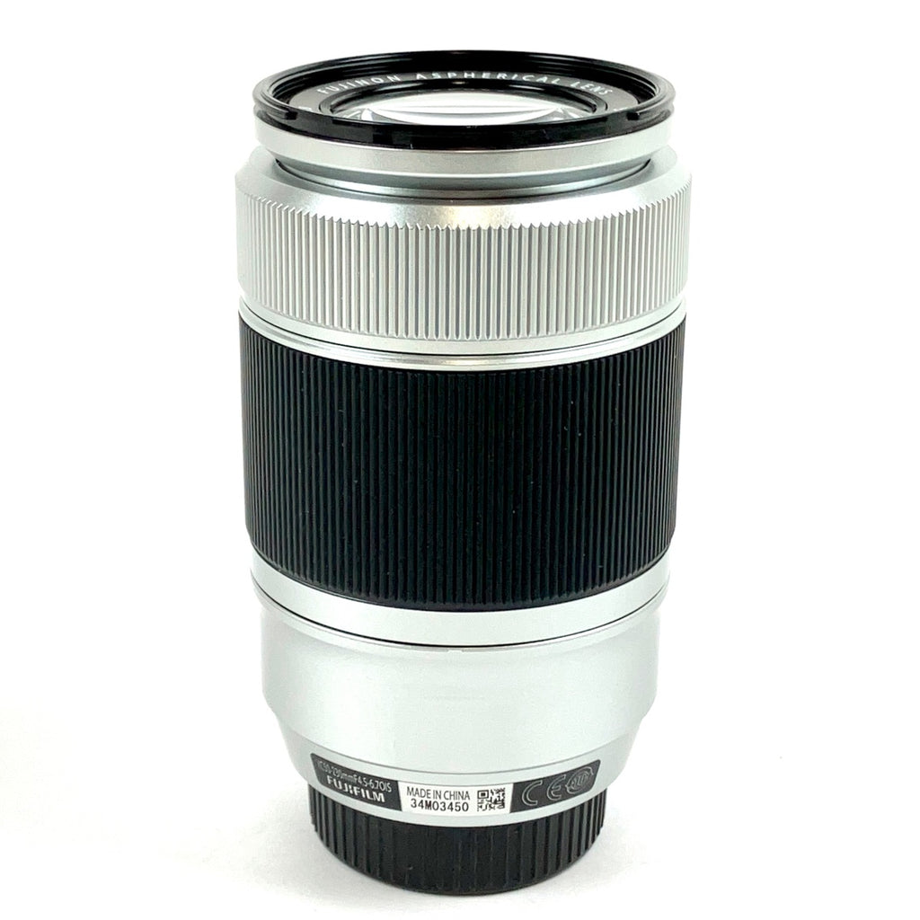 富士フイルム FUJIFILM XC 50-230mm F4.5-6.7 OIS シルバー 一眼カメラ用レンズ（オートフォーカス） 【中古】