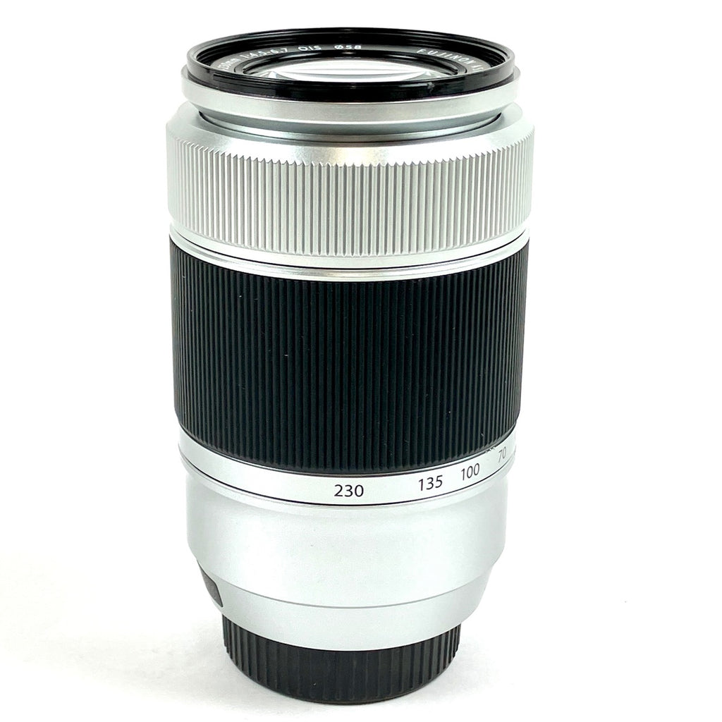 富士フイルム FUJIFILM XC 50-230mm F4.5-6.7 OIS シルバー 一眼カメラ用レンズ（オートフォーカス） 【中古】