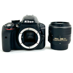 ニコン Nikon D3300 18-55 VR II レンズキット ブラック デジタル 一眼レフカメラ 【中古】