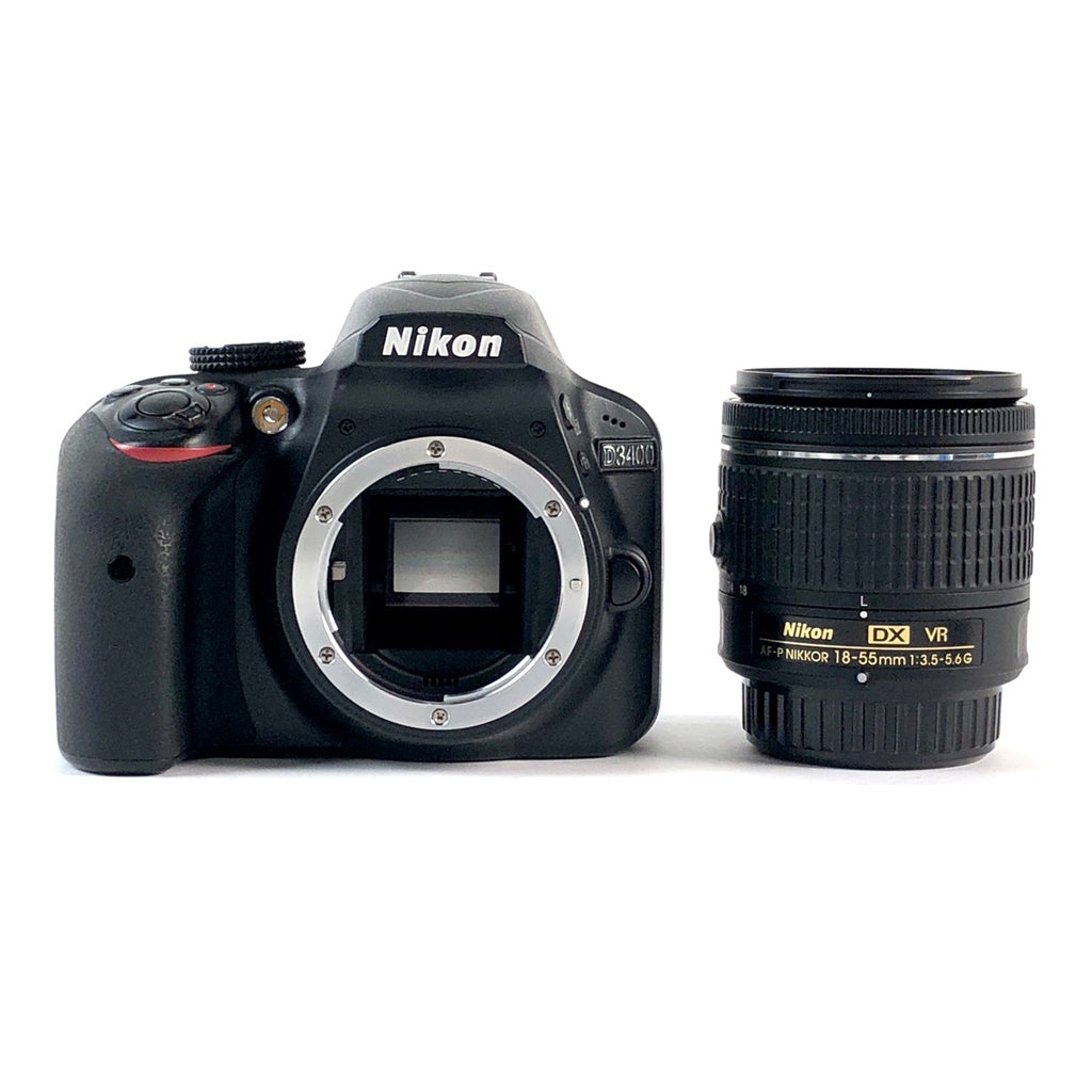 ニコン Nikon D3400 18-55VR レンズキット ブラック デジタル 一眼レフカメラ 【中古】