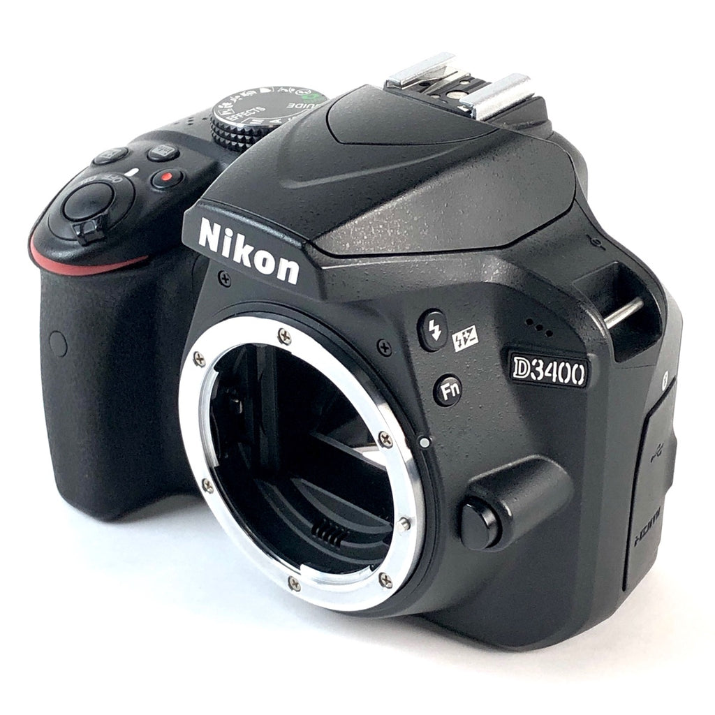 ニコン Nikon D3400 18-55VR レンズキット ブラック デジタル 一眼レフカメラ 【中古】