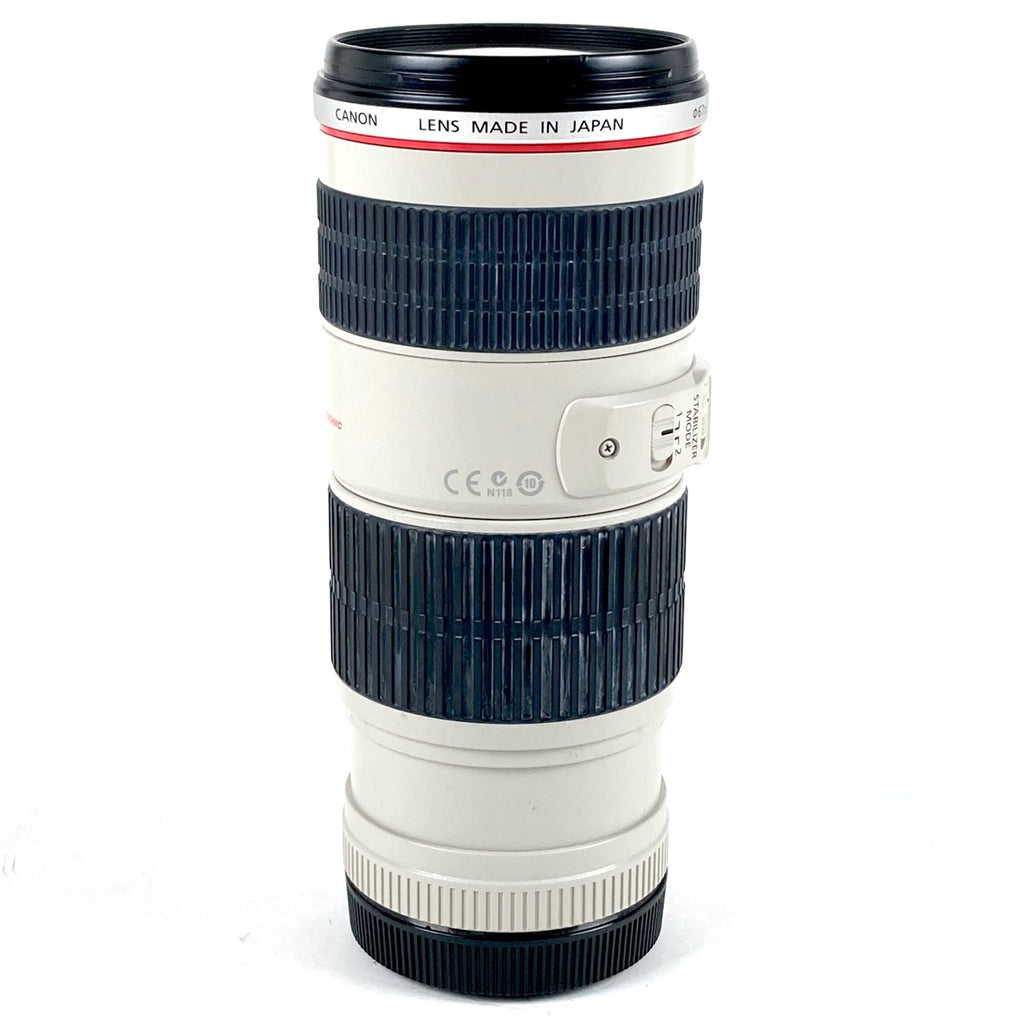 キヤノン Canon EF 70-200mm F4L IS USM 一眼カメラ用レンズ（オートフォーカス） 【中古】