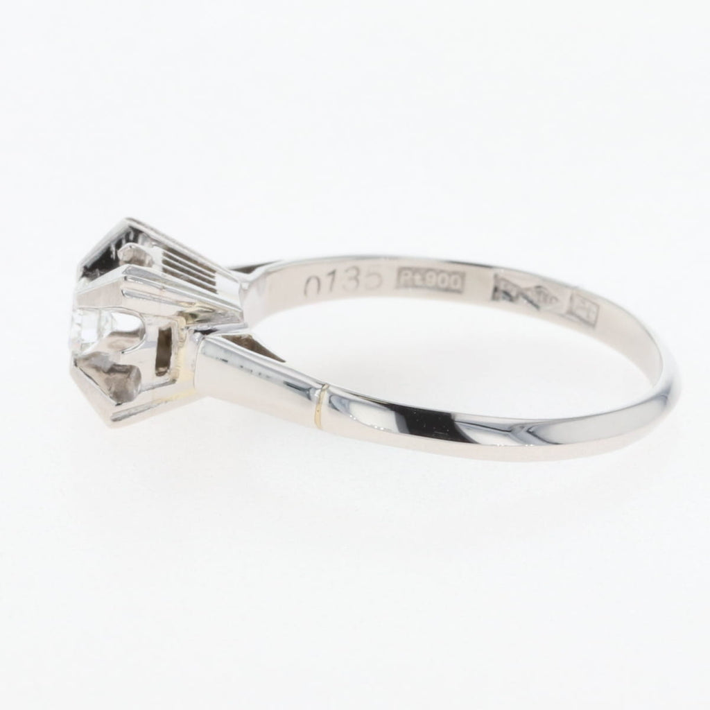 メレダイヤ デザインリング プラチナ 指輪 リング 12号 Pt900 ダイヤモンド レディース 【中古】nbjwl