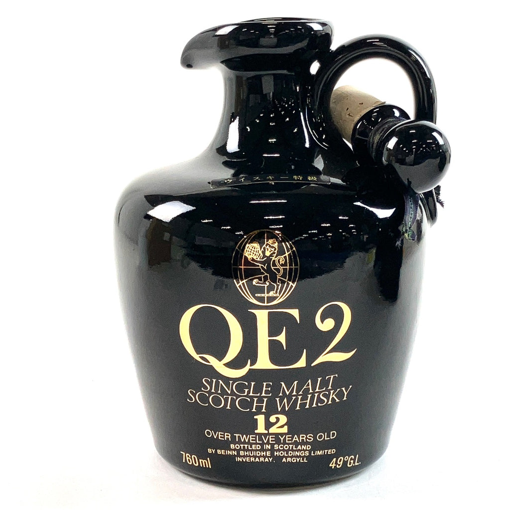 クイーンエリザベス2世 QE2 12年 黒陶器 760ml スコッチウイスキー シングルモルト 【古酒】