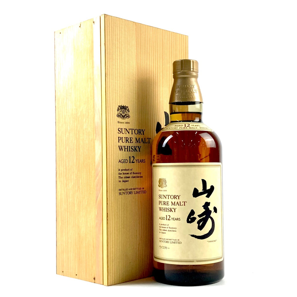 【東京都内限定お届け】 サントリー SUNTORY 山崎 12年 ピュアモルト 向獅子 750ml 国産ウイスキー 【古酒】