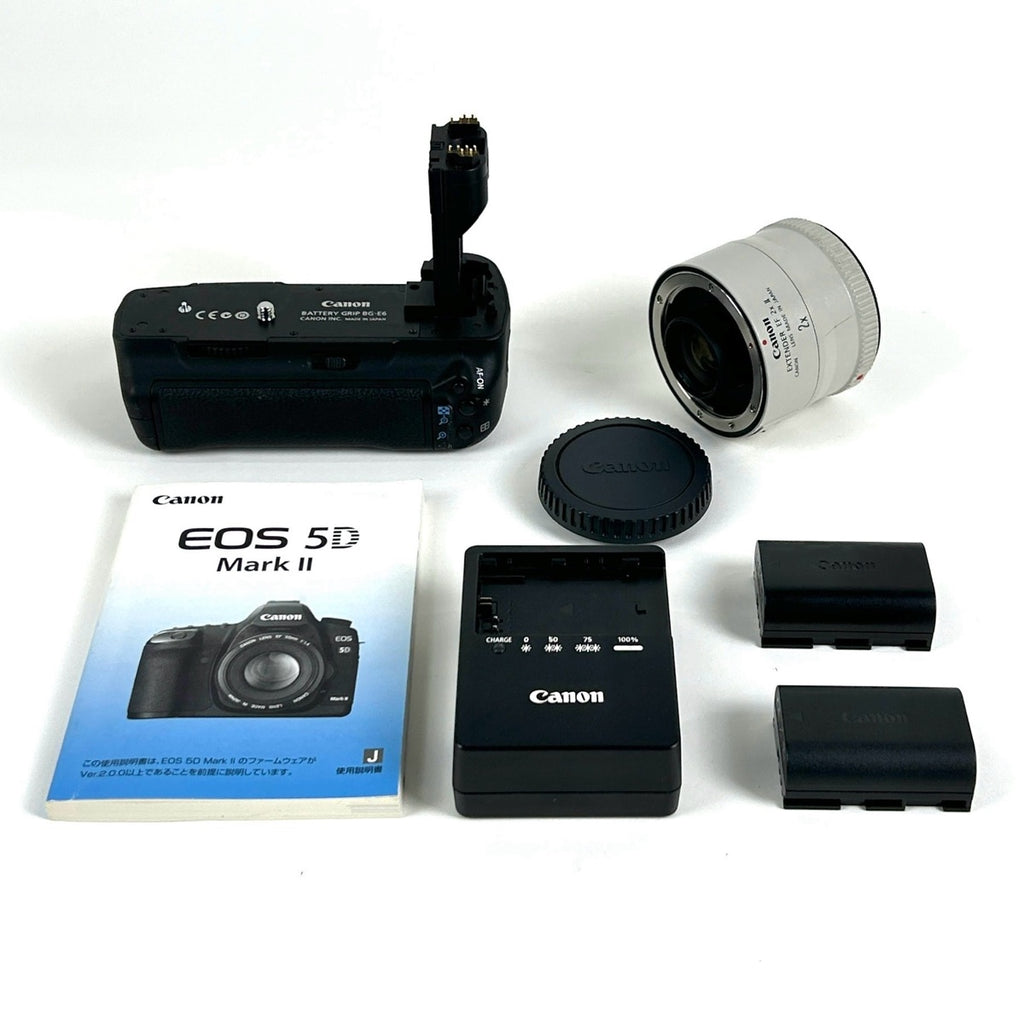 キヤノン Canon EOS 5D Mark II + EXTENDER EF 2x II  デジタル 一眼レフカメラ 【中古】